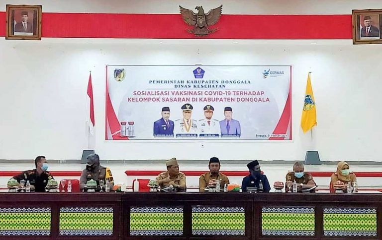 Pemkab Donggala Gelar Sosialisasi Vaksinasi Covid-19. - Pena Tegas