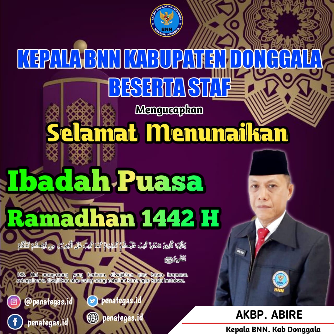 Selamat Menunaikan Ibadah Puasa Ramadhan, 1442 H