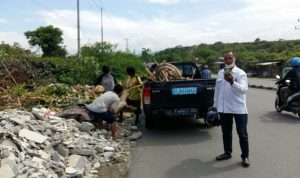 Jalan Sukarno Hatta Jadi Tempat Pembuangan Sampah