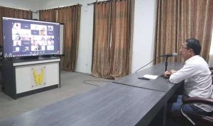 Bupati Sigi Hadiri Dies Natalis Fisip Secara Virtual
