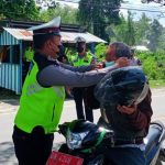 Satgas Operasi Zebra Tahun 202, Beri Pengendara Masker