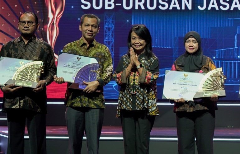 Dinas PU Kota Makassar Raih Penghargaan Tingkat Nasional