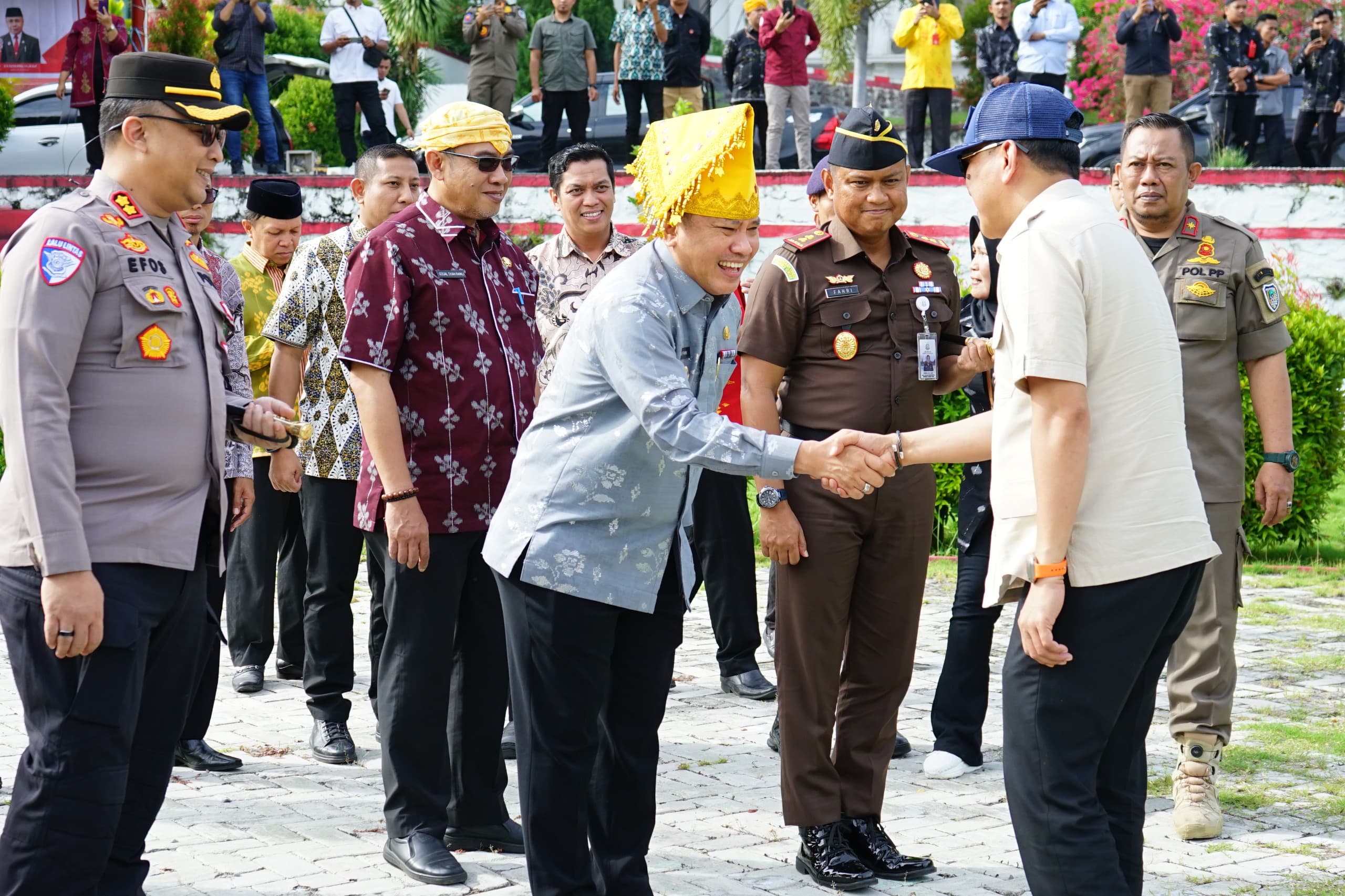 Pj. Bupati Donggala Sambut Menteri Perlindungan Pekerja Migran