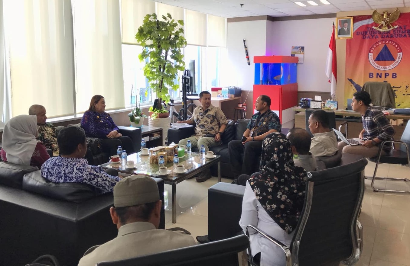 Bupati Donggala Kunjungi Kantor BNPB, Bahas Mitigasi dan Permohonan Dana Tanggap Darurat