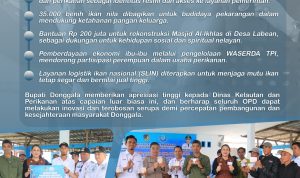 100 Hari Kerja: Ekonomi Biru Donggala Jadi Wujud Nyata Pembangunan Daerah