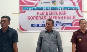 Desa Loli Oge Pertama Gelar Musdes Khusus Pembentukan Koperasi Merah Putih di Donggala