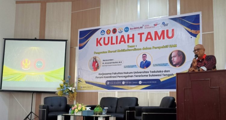 FKPT Sulteng Gandeng Fakultas Hukum Untad Bahas Multikulturalisme