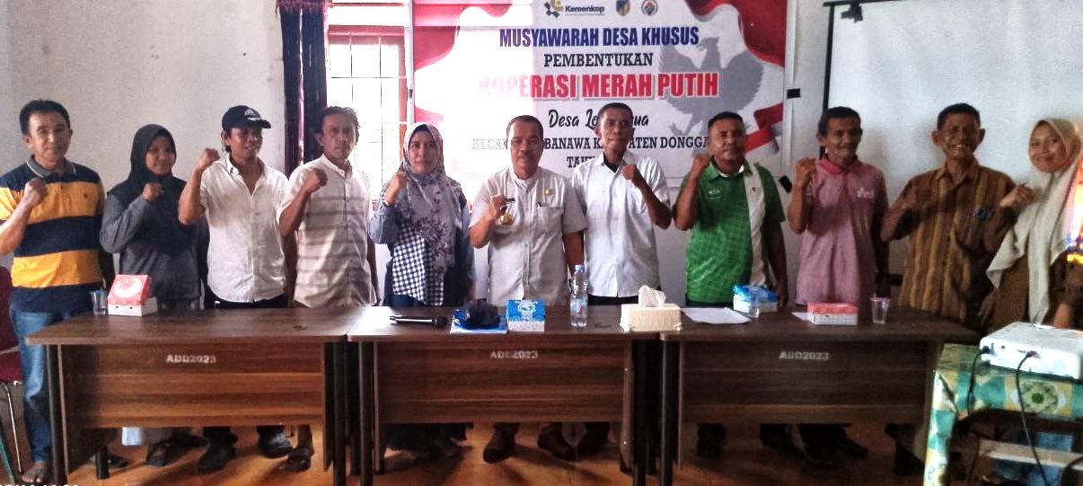 Desa Loli Pesua Resmi Bentuk Pengurus Koperasi “Merah Putih”