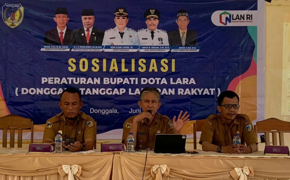 Inspektorat Donggala Sosialisasikan Dota Lara, Dorong Respons Cepat atas Laporan Warga