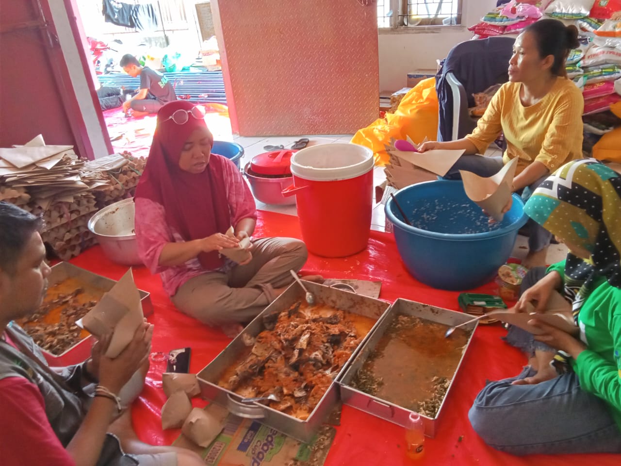 Dapur Umum Jadi Simbol Kepedulian Hingga Akhir Tanggap Darurat di Desa Wombo