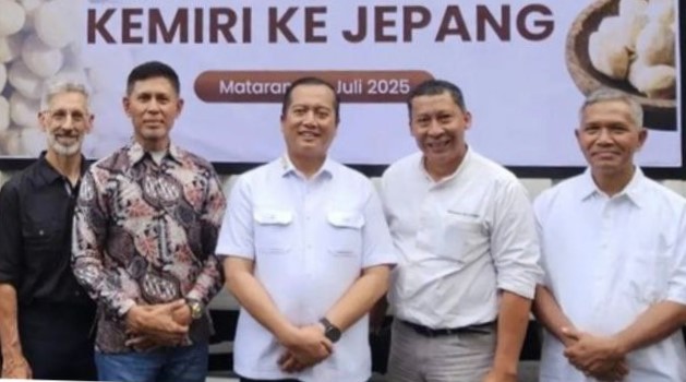 Bima Cetak Sejarah, Ekspor Perdana Kemiri Kupas ke Jepang