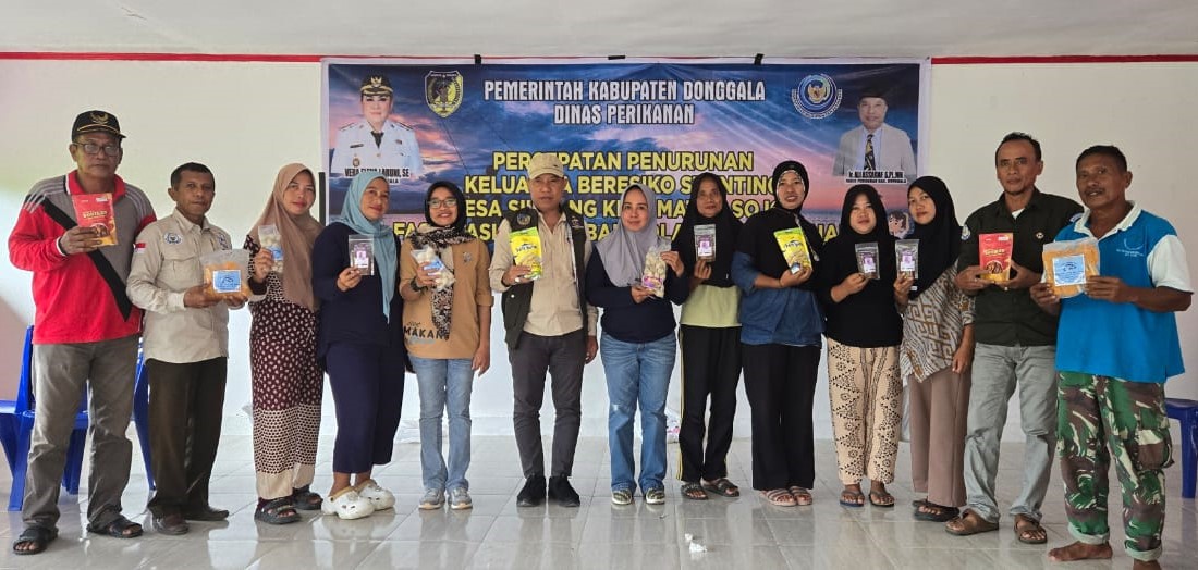 Kecamatan Sojol Terima 1.131 Paket Olahan Perikanan