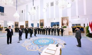 Presiden Prabowo Lantik Empat Menteri dan Satu Wakil Menteri Kabinet Merah Putih