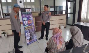 Kasi Propam Polres Donggala Lakukan Pengecekan dan Pengawasan di Kantor Samsat