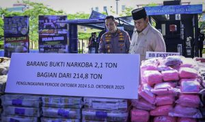 Presiden Prabowo Musnahkan 214 Ton Narkoba Senilai Rp29 Triliun, Tegaskan Perang Total Lawan Perusak Bangsa Presiden Prabowo Musnahkan 214 Ton Narkoba Senilai Rp29 Triliun, Tegaskan Perang Total Lawan Perusak Bangsa