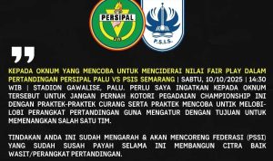 Flyer Misteri Forum Wasit Indonesia Jelang Laga Persipal VS PSIS, Isyaratkan Adanya Praktik Kotor di Balik Lapangan?