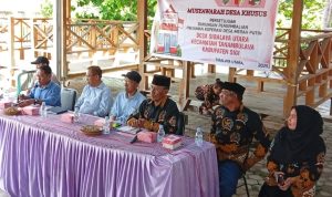 MUSDESUS Sibalaya Utara Sepakat Dukung Penguatan KMP, 30% Dana Desa Jadi Jaminan Pinjaman