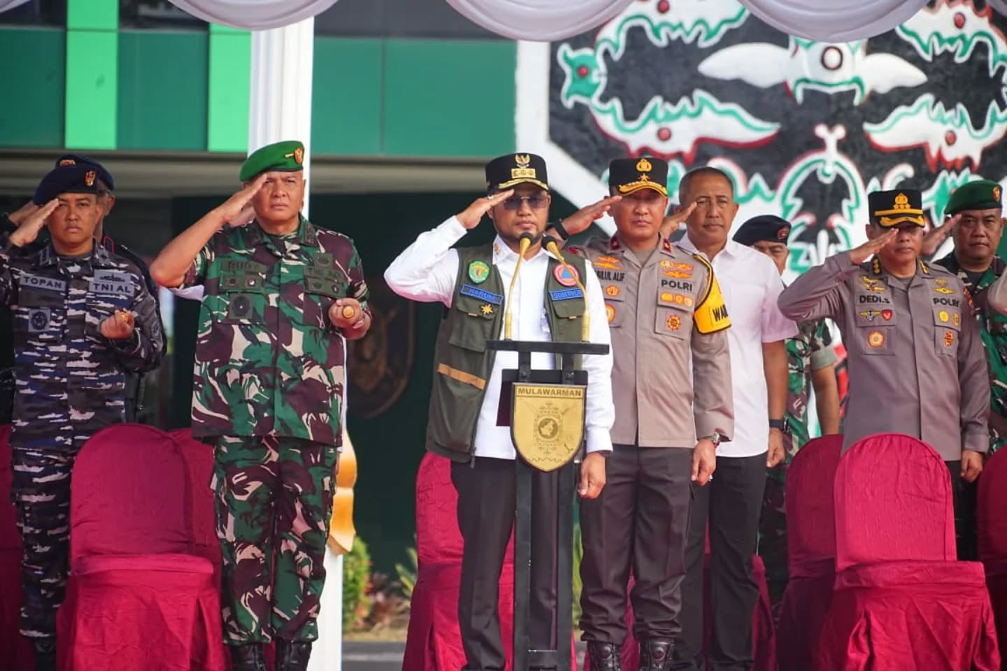 Wakapolda Kaltim Hadiri Apel Kesiapsiagaan Bencana: Pemerintah Siaga Penuh Hadapi Potensi Banjir dan Karhutla
