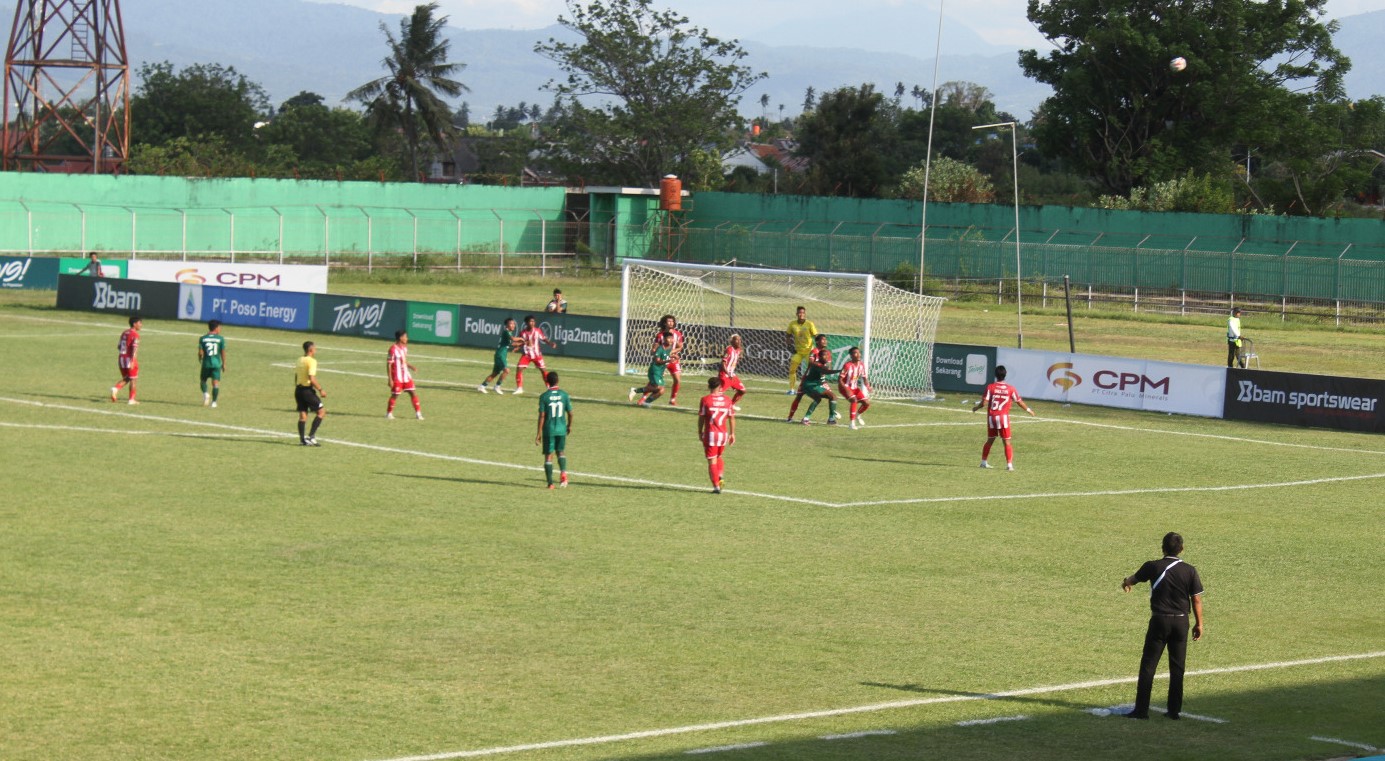 Dewi Fortuna Belum Berpihak, Persipal FC & Deltras FC Berbagi Angka di Gawalise