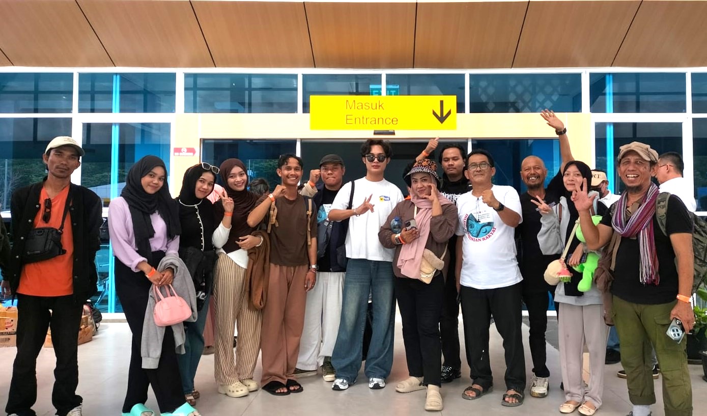 Presidium DKR Sulawesi Tengah, Lepas Delegasi Seniman untuk Event Nasional “2 Kota 1 Panggung”