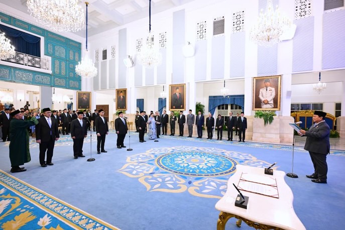 Presiden Prabowo Lantik Enam Duta Besar RI, Tegaskan Penguatan Diplomasi Global