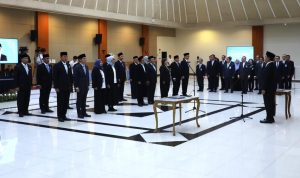 Wamensesneg Juri Ardiantoro Lantik 18 Pejabat Kemensesneg