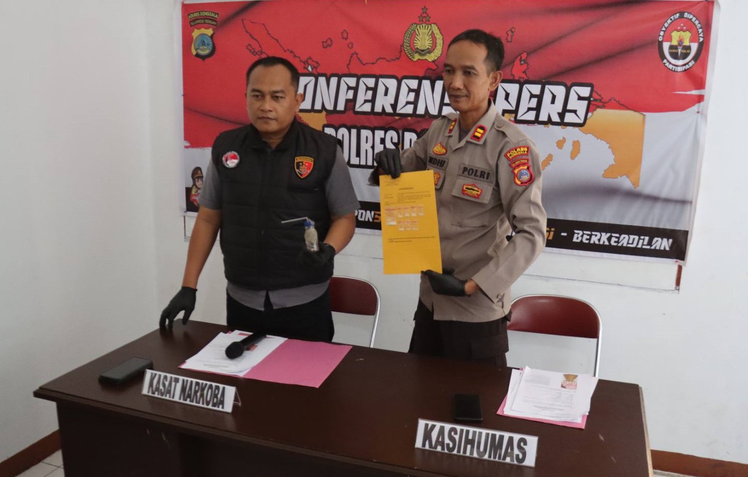 Polres Donggala Ungkap Kasus Narkoba di Tiga Lokasi, Bukti Komitmen Tegas Lawan Peredaran Gelap