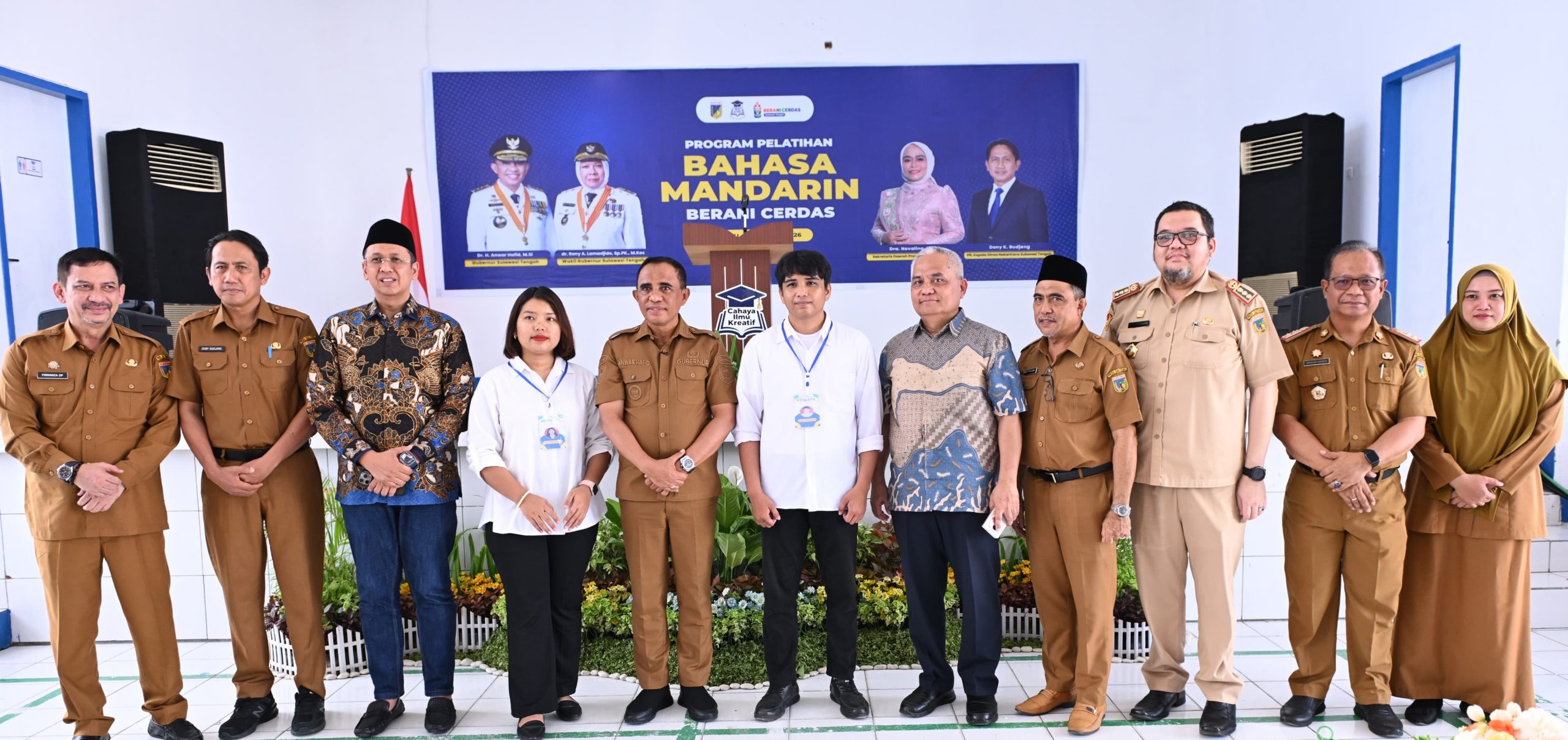 Gubernur Sulteng Resmi Buka Pelatihan Bahasa Mandarin, Siapkan SDM Lokal Tembus Industri Morowali