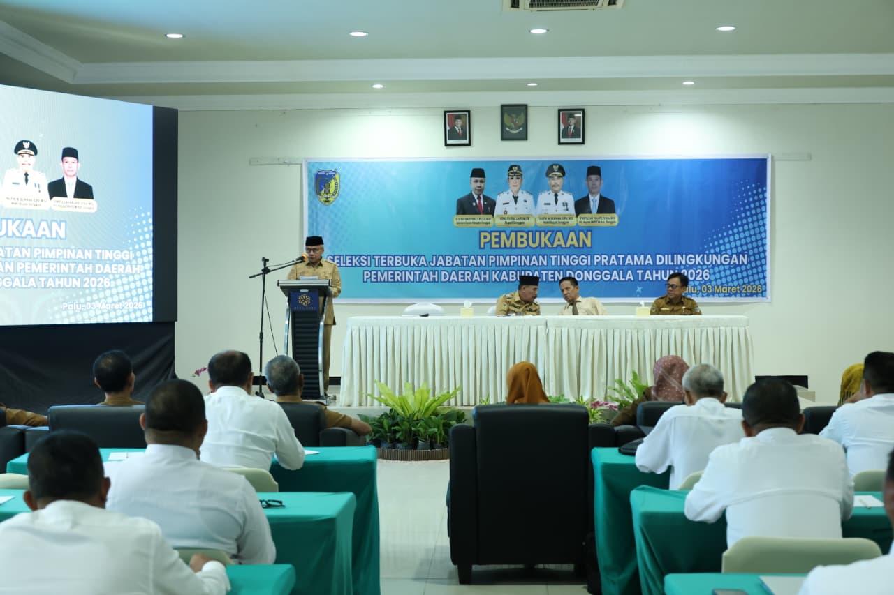 Seleksi Terbuka JPT Pratama Donggala 2026 Resmi Dimulai, Wabup Tegaskan Komitmen Sistem Merit