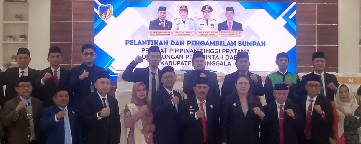 Tiga Pejabat Strategis Diisi, Bupati Donggala Tegaskan Jabatan Adalah Amanah, Bukan Hadiah