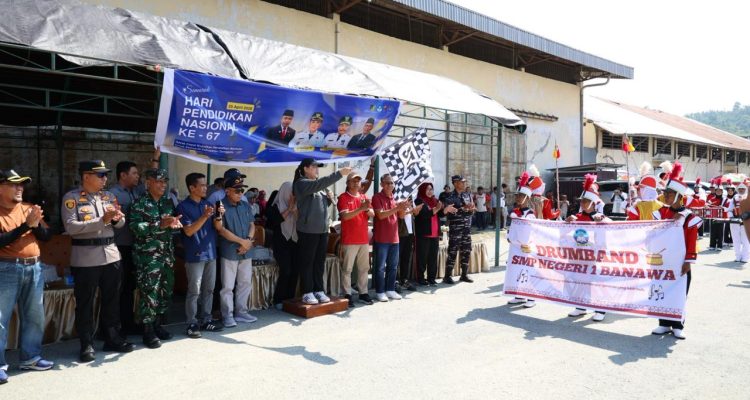 Semarak Hardiknas 2026 di Donggala, Ratusan Pelajar Tampilkan Aksi Terbaik di Gerak Jalan dan Drum Band