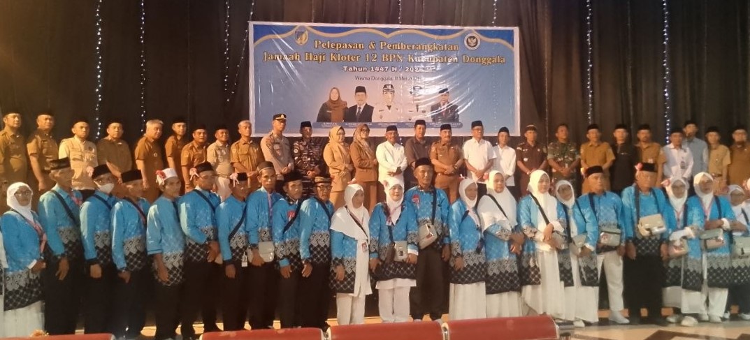 105 Jamaah Haji Donggala Dilepas Penuh Haru, Doa dan Semangat Menuju Tanah Suci
