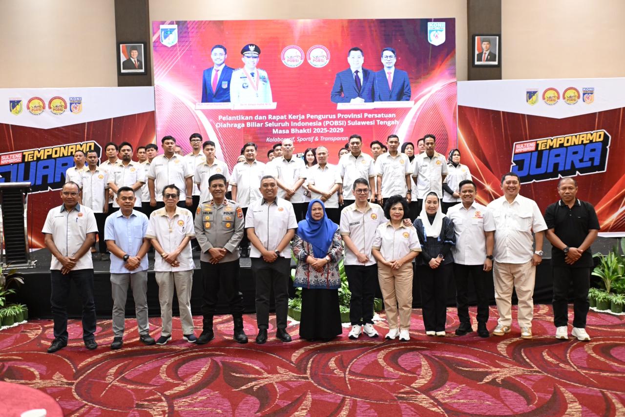 Biliar Bangkit! Sulteng Siap Jadi Poros Sport Industry dan Lahirkan Juara dunia