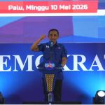 Demokrat Sulteng Bergelora, Anwar Hafid Ditetapkan Aklamasi Pimpin Partai hingga 2031