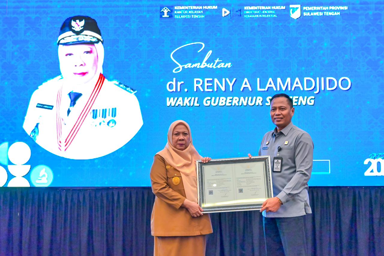 Lindungi Karya Daerah, Wagub Sulteng Ajak Masyarakat Perkuat Kekayaan Intelektual