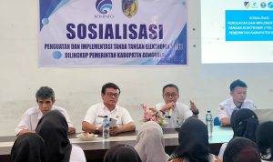 Donggala Percepat Transformasi Digital, Diskominfo Sosialisasikan Implementasi Tanda Tangan Elektronik