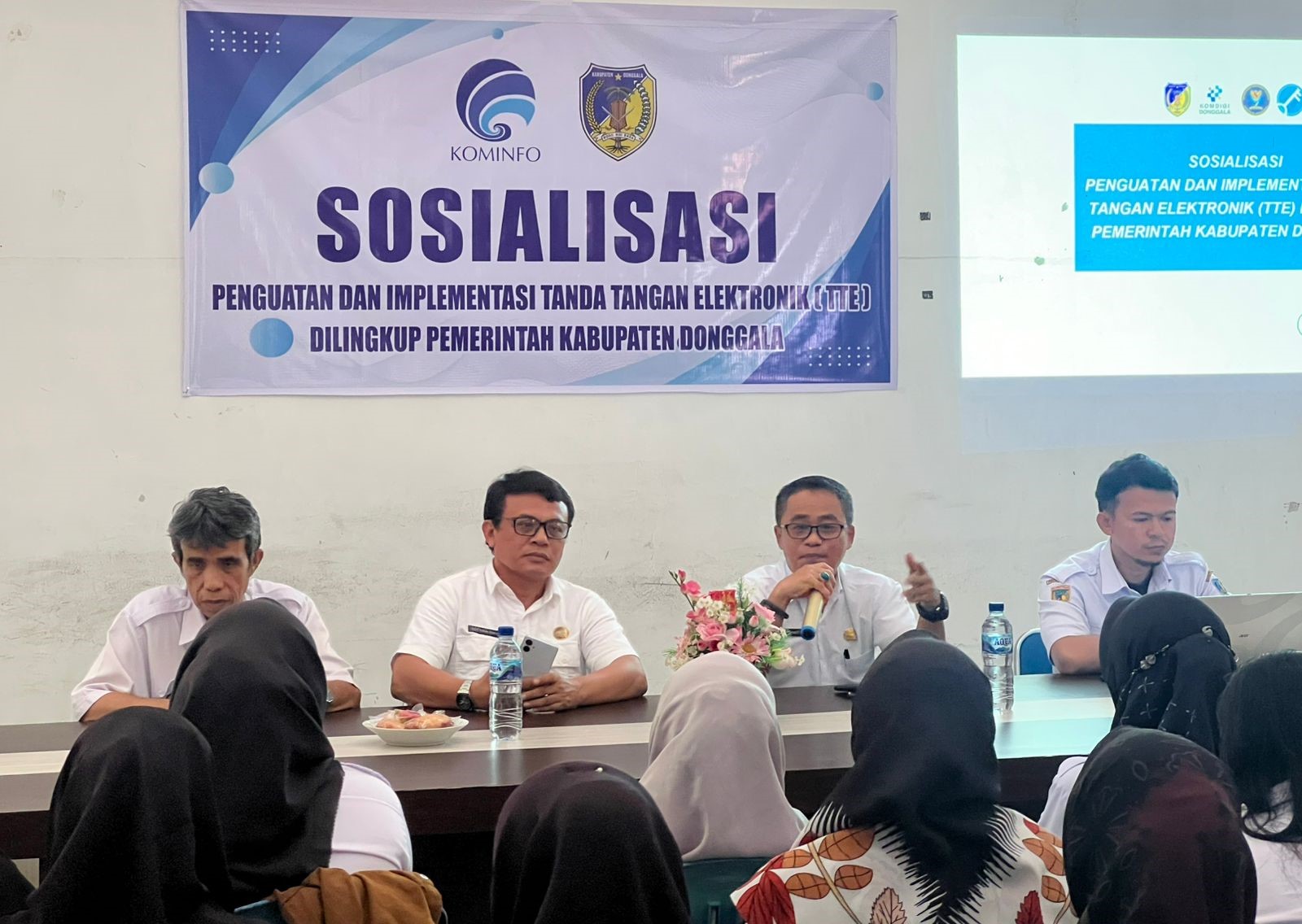 Donggala Percepat Transformasi Digital, Diskominfo Sosialisasikan Implementasi Tanda Tangan Elektronik