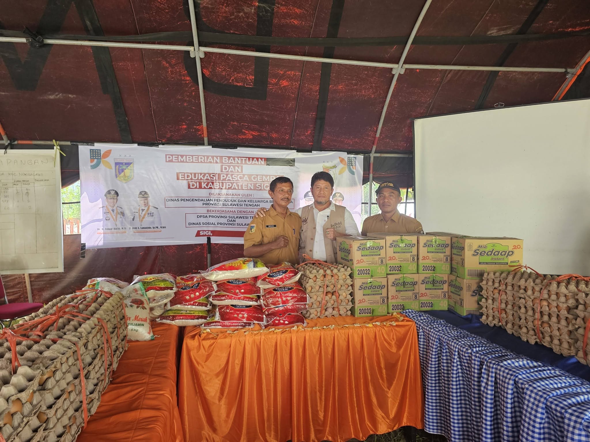 P2KB Sulteng Salurkan Bantuan untuk Korban Gempa di Nokilalaki, Perkuat Ketahanan Keluarga Pascabencana
