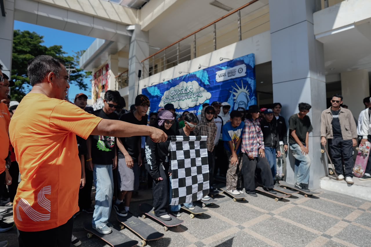 Gubernur Anwar Hafid Lepas Parade Skateboarding, Sulteng Siap Miliki Arena Bertaraf Nasional