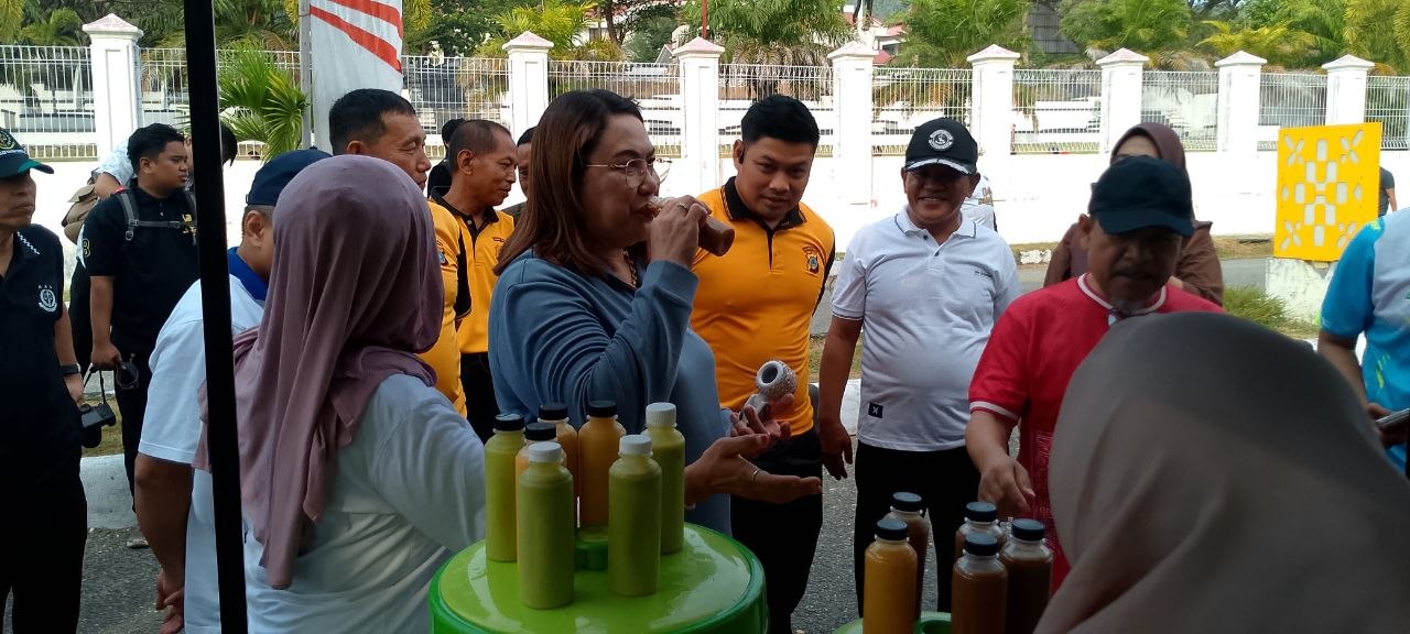 UMKM Donggala Manfaatkan Car Free Day untuk Perluas Pasar Produk Lokal