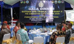 Hadiri Gala Dinner Satgas Ops Trisila-26 di KRI Teluk Kupang, Pemkab Donggala Perkuat Sinergi Kemaritiman dan Keamanan Laut