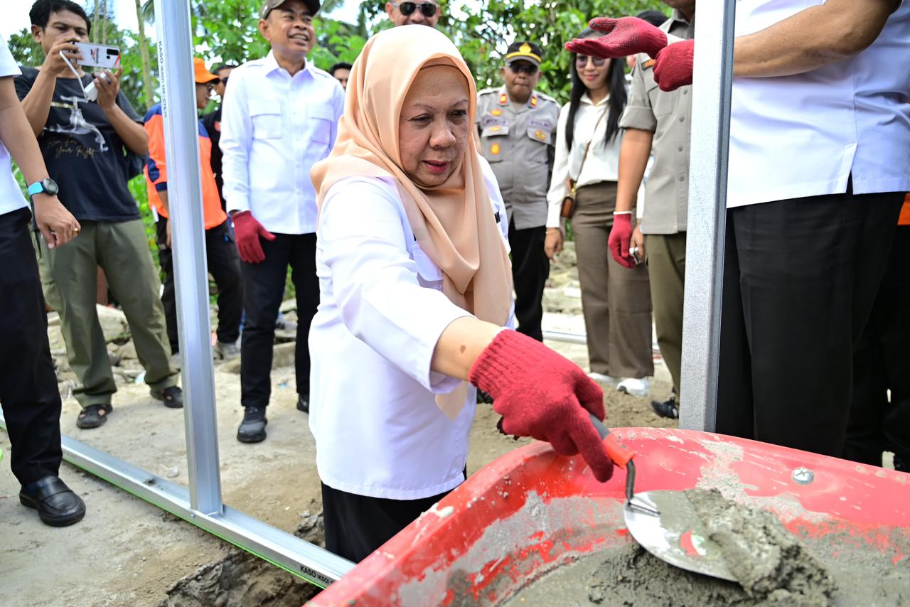 Wagub Sulteng Letakkan Batu Pertama Huntara di Kamarora, Wujud Respons Cepat Pemerintah bagi Korban Gempa