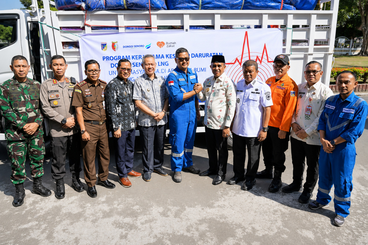 PT Donggi Senoro LNG Salurkan Bantuan Korban Gempa, Gubernur Anwar Hafid: Bukti Nyata Kepedulian untuk Masyarakat Sulteng