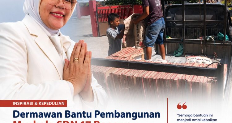 Sentuhan Dermawan di Donggala, Mushala SDN 17 Banawa Dapat Bantuan Material dari Mitra MBG