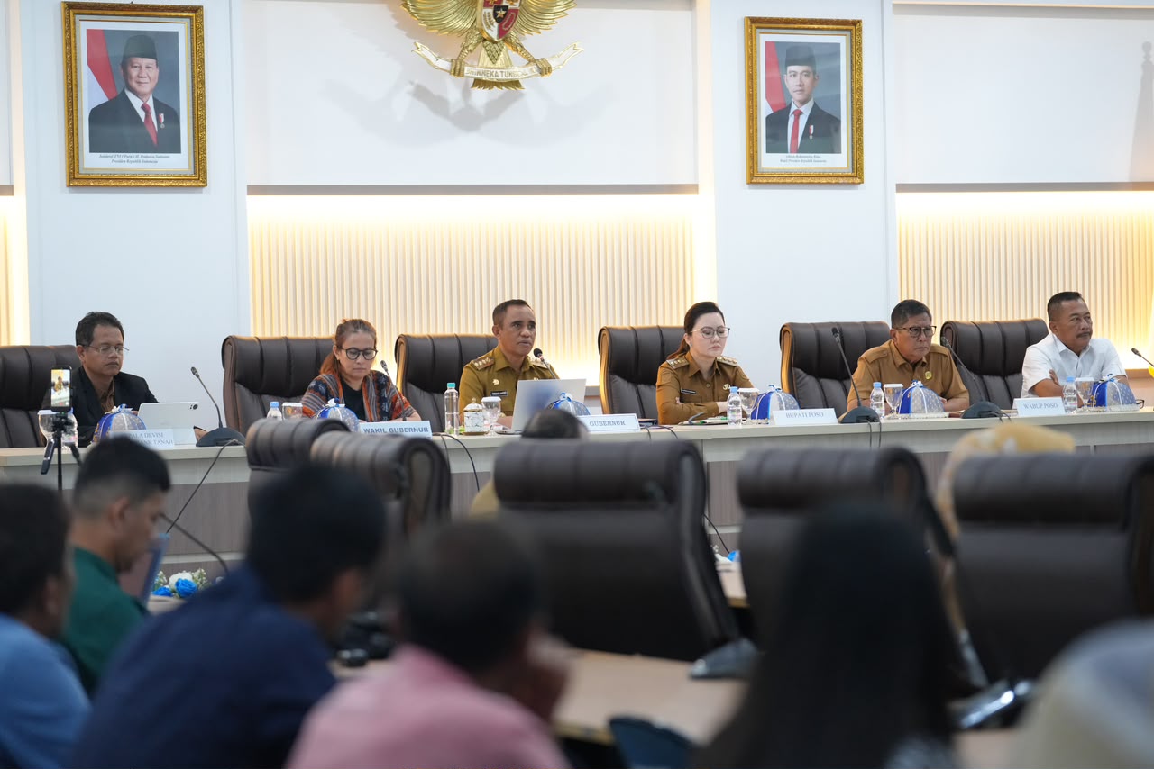 Gubernur Anwar Hafid Tegaskan Program Bank Tanah Harus Melindungi Hak Masyarakat Poso