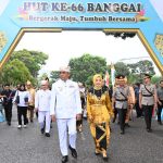 Drone Show Spektakuler Terangi Langit Teluk Lalong, Gubernur Anwar Hafid Buka Semarak HUT ke-66 Kabupaten Bangga