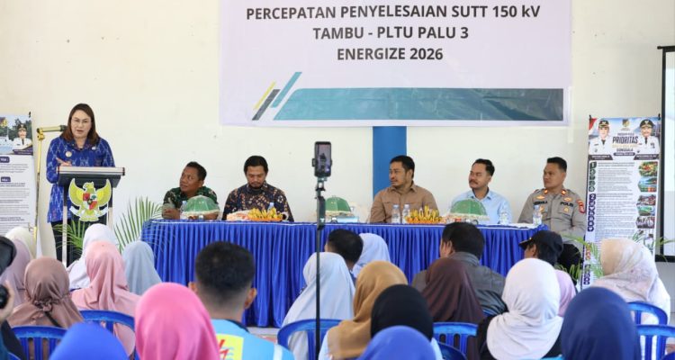 Proyek SUTT Tambu–PLTU Palu 3 Dipercepat, Bupati Vera Minta Hak Masyarakat Dijaga