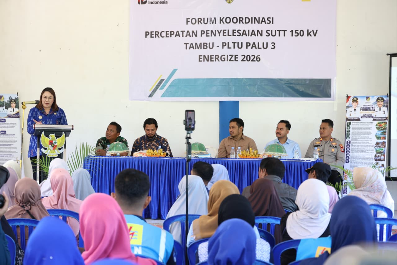Proyek SUTT Tambu–PLTU Palu 3 Dipercepat, Bupati Vera Minta Hak Masyarakat Dijaga