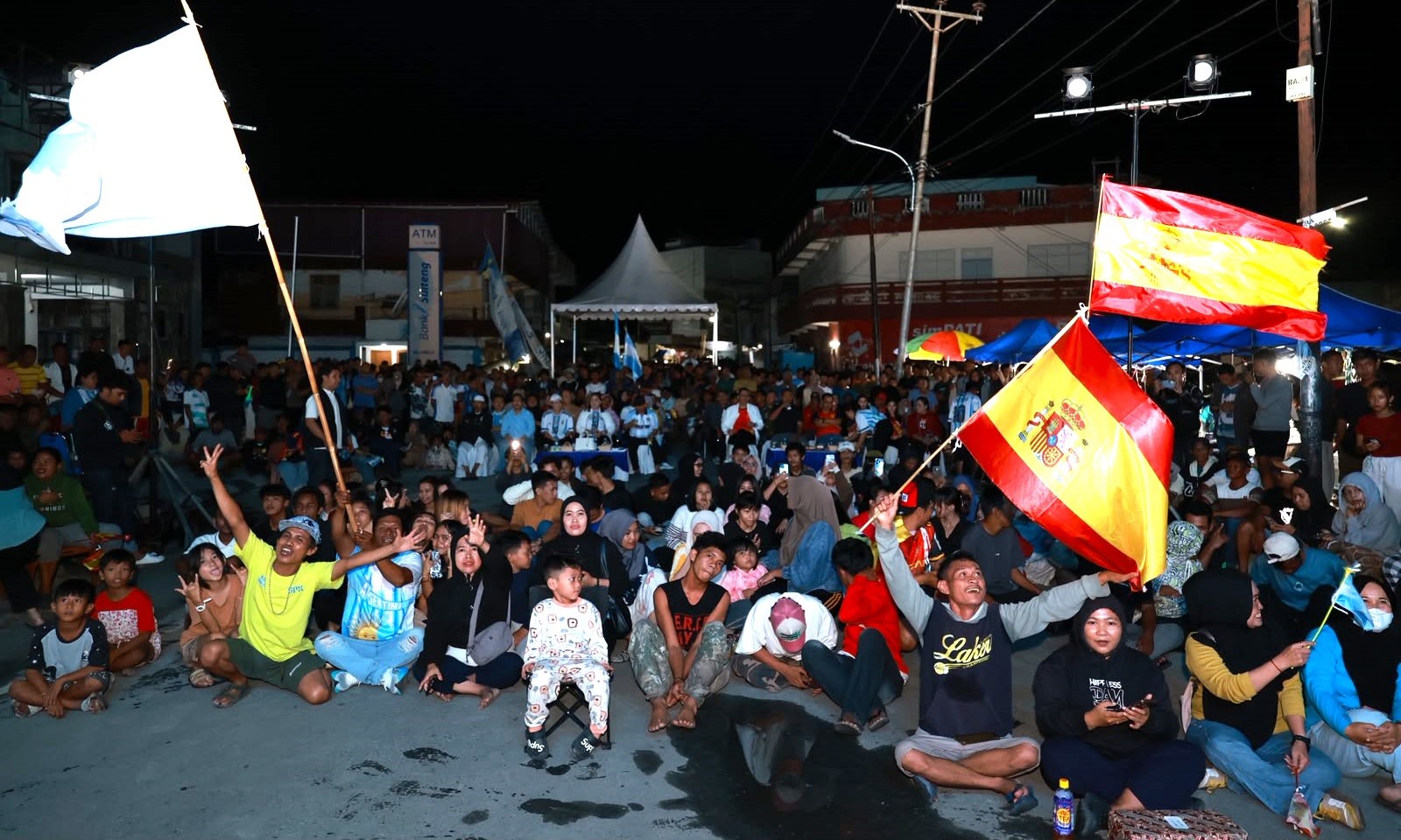 Ribuan Warga Donggala Padati Nobar Final Piala Dunia 2026