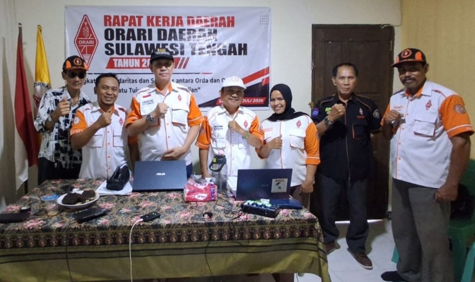 Rakerda ORARI Sulteng Digelar Daring, Ketua Tekankan Soliditas Organisasi